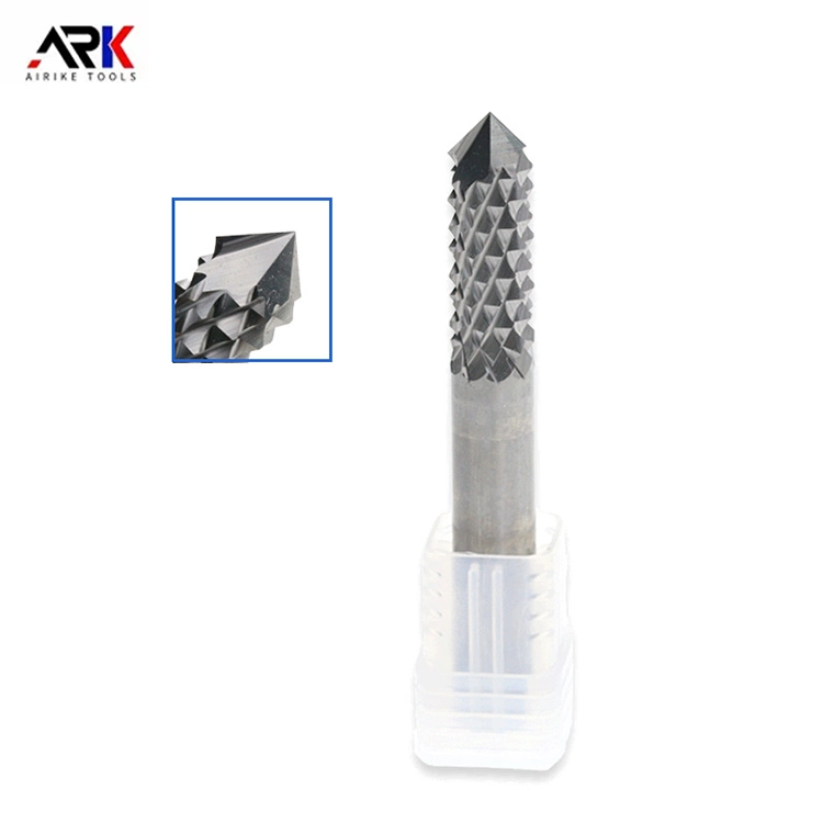 Coarse-skinned corn milling cutter tip